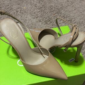 Elegant Nude Stiletto Heels